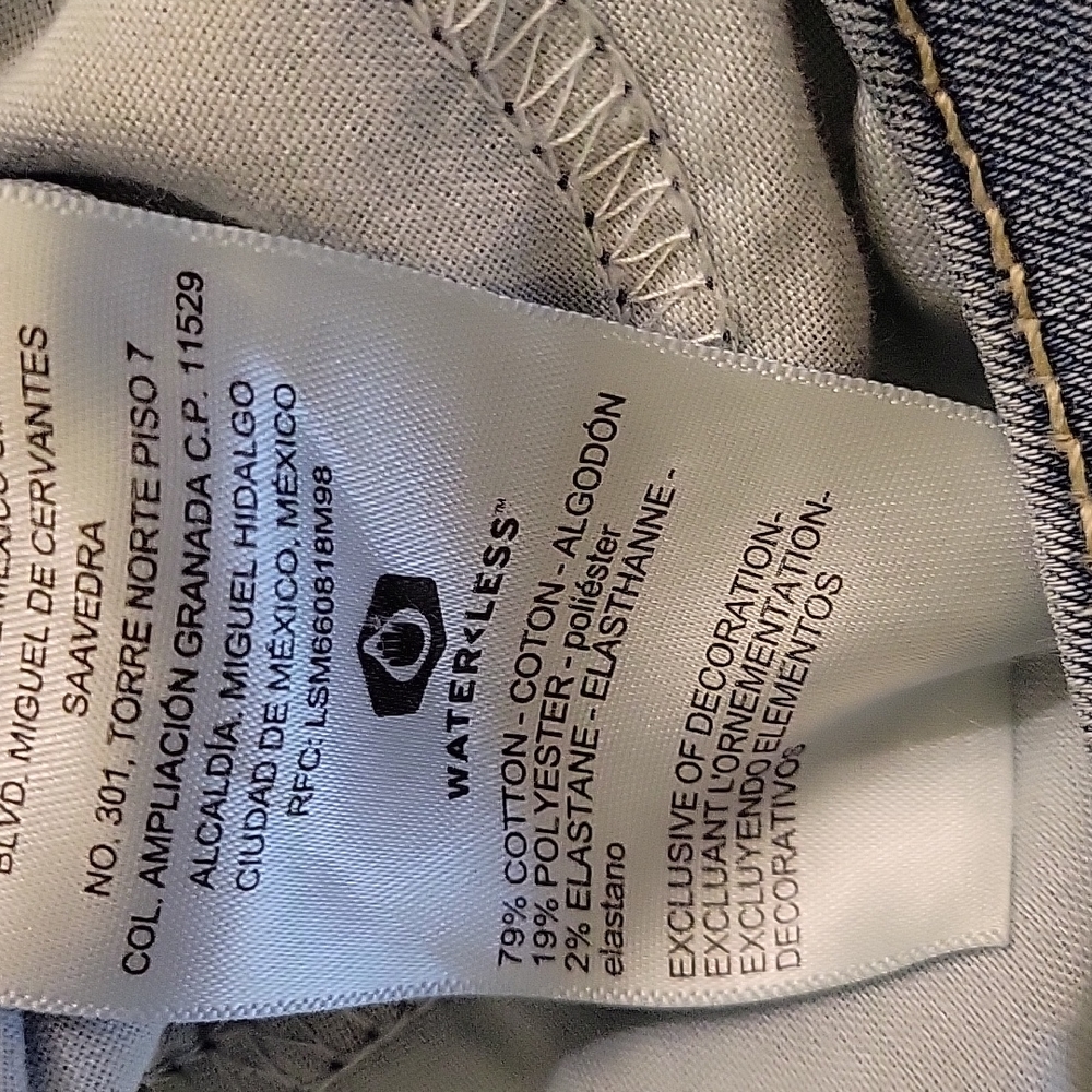 Levis Denizen mid rise skinny medium wash jeans - Picture 5 of 7